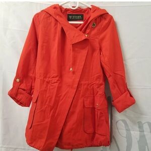 Red Guess Windbreaker